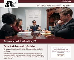 Palme Law Firm's Home page