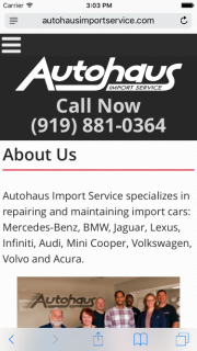 Autohaus - Mobile About