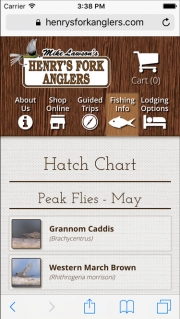 Mike Lawsons Henrys Fork Anglers Hatch Chart - Mobile