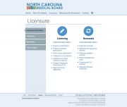 NC Medical Board - Licensure